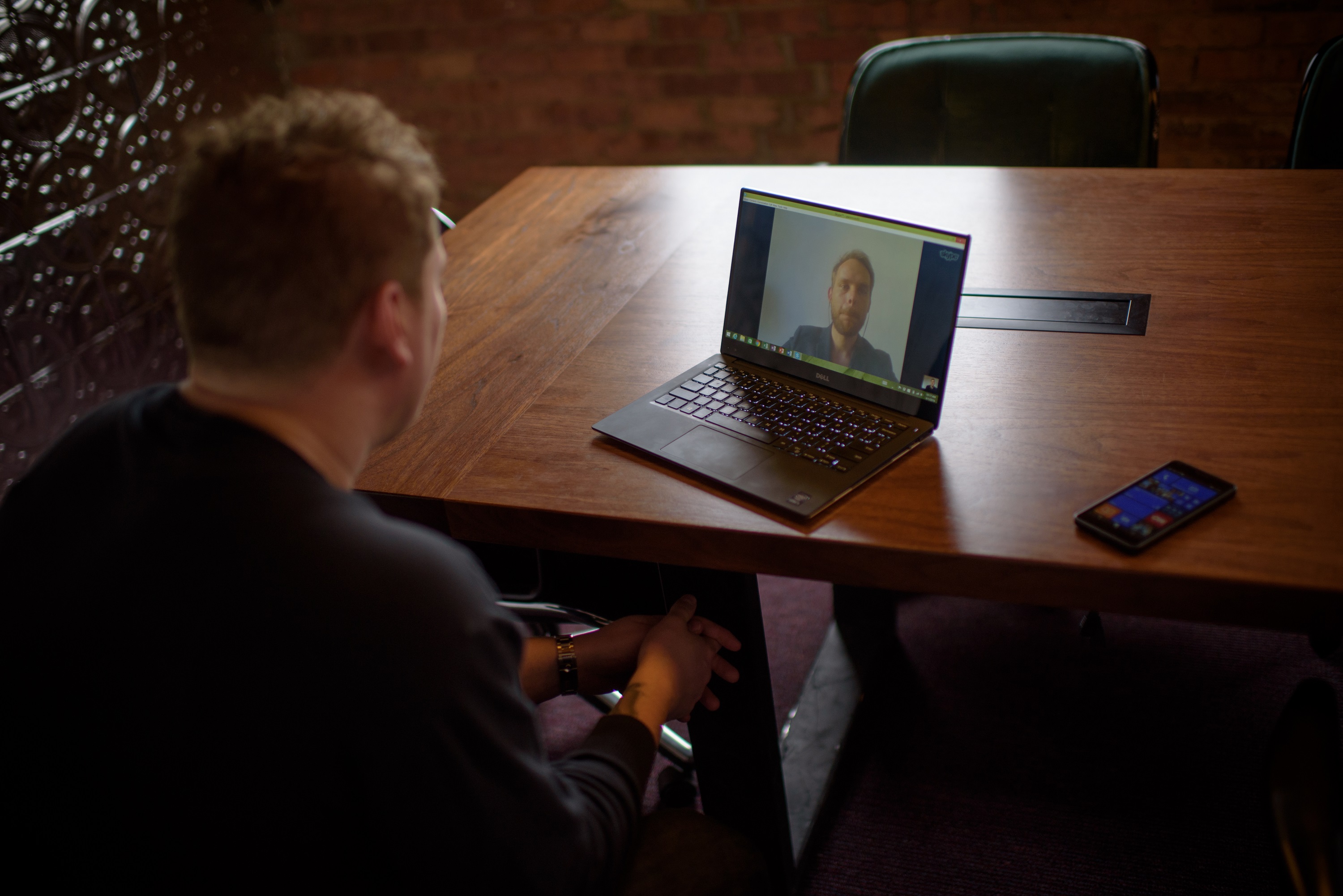 Skype for Business gives Johnson quality time with customers and business advisors.
