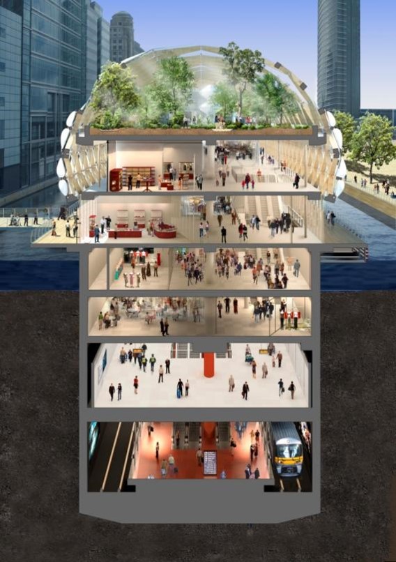 BentleySys Crossrail-Canary Wharf Terminal