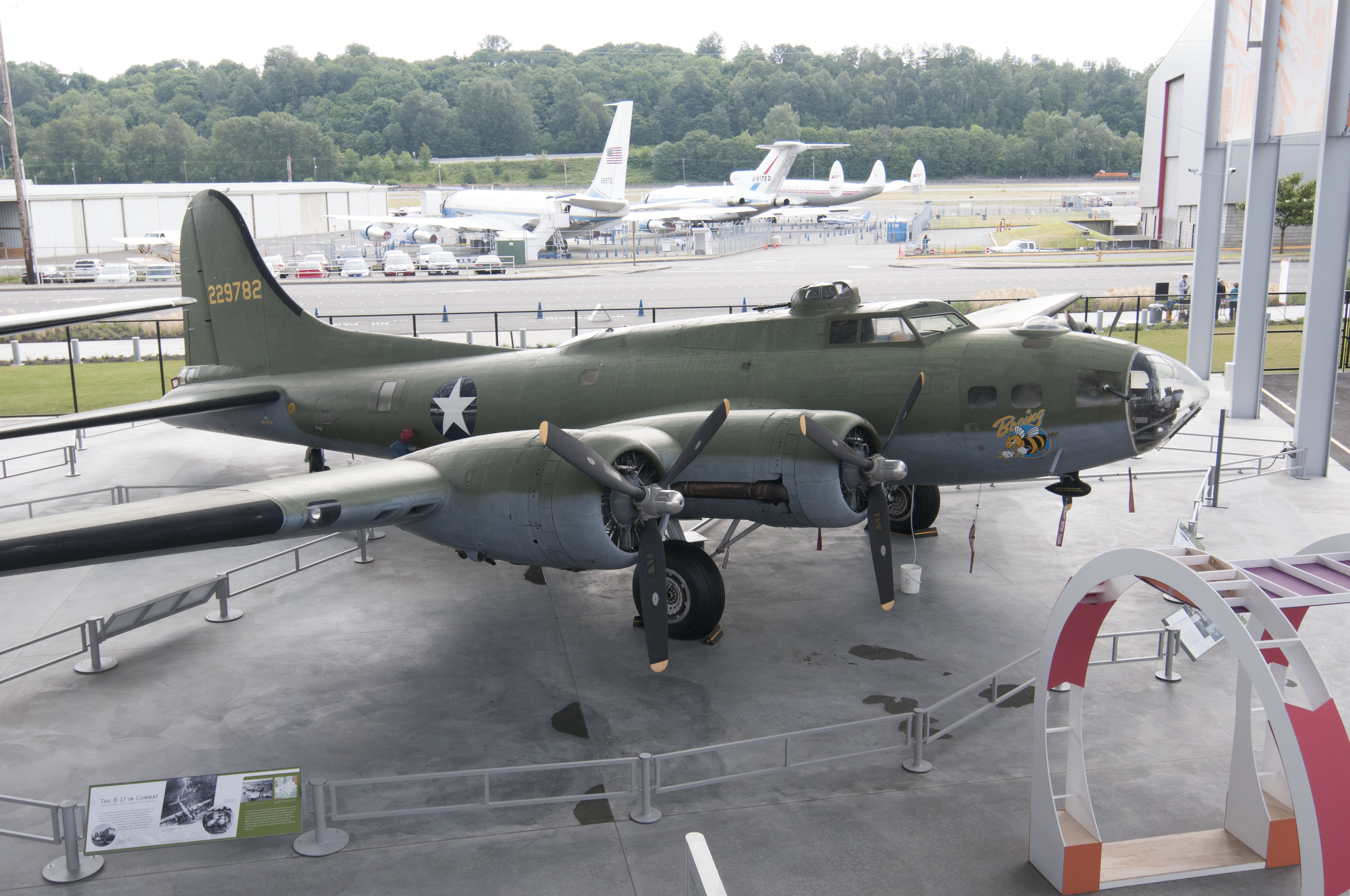 Seattle’s Museum of Flight embraced virtual reality to protect fragile planes like this B-17 while still giving visitors access. (Photo by Stefan Enriquez.)