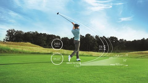 Professional golfer and early technology adopter Bryson DeChambeau at Metedeconk National Golf Club on July 25, 2016. (Photo by Wally Pfister.)