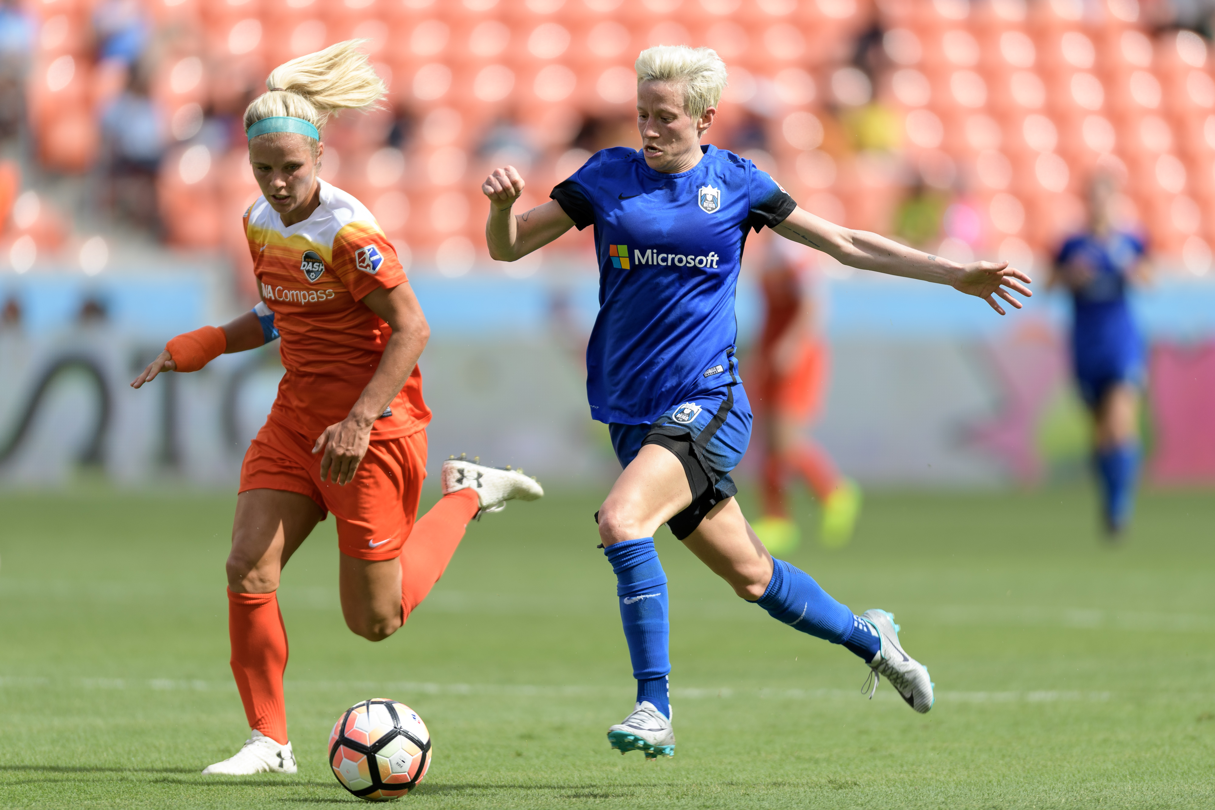 Seattle Reign midfielder/winger Megan Rapinoe. (Image courtesy of the Seattle Reign) 