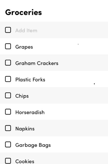 Skip's sharable shopping list. (Courtesy: Skip)