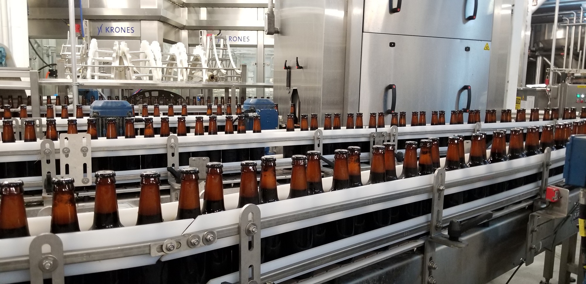 Beer bottles at Deschutes Brewery