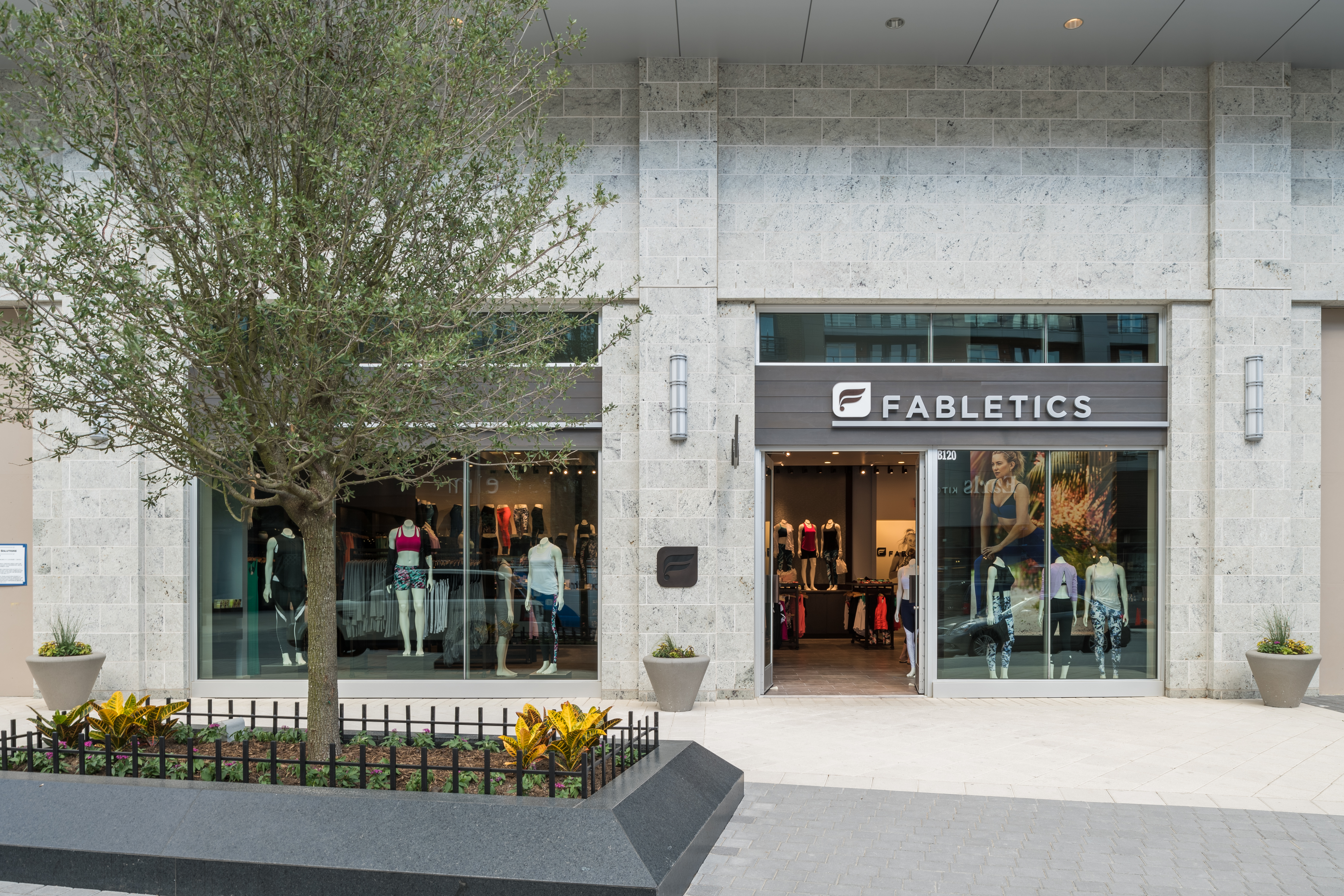 A Fabletics storefront.