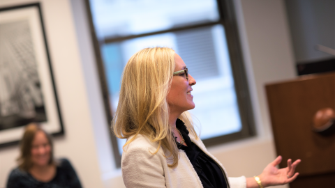 A photo of Capax Global co-founder Jessica Hawk