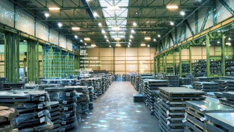 A thyssenkrupp Materials Services warehouse.