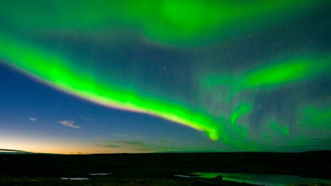 Northern lights Nunavet Canada