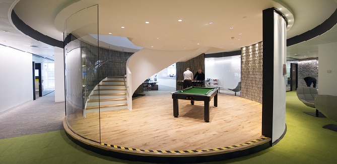 The new Skype offices in London.Credit: Professional Images