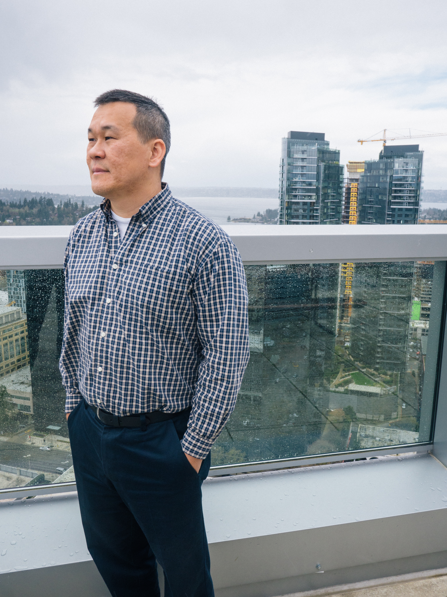 Walter Sun at the Microsoft corporate offices in Bellevue, WA