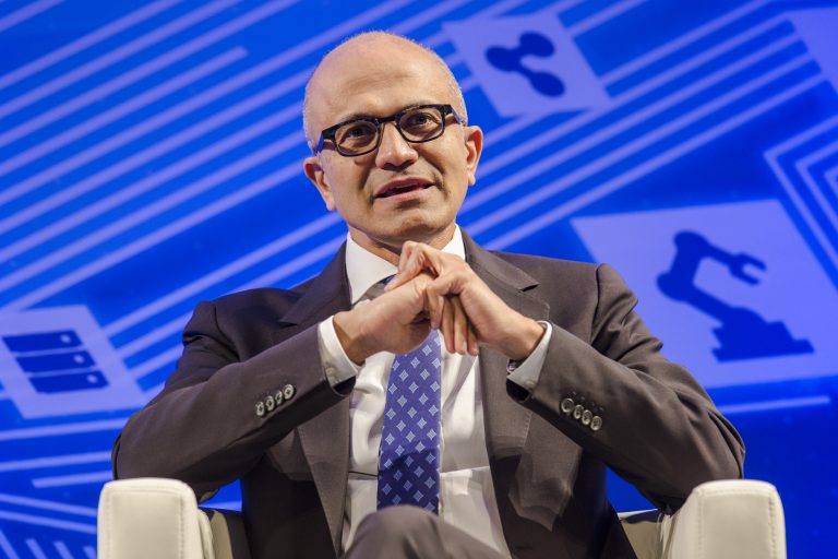 Hannover Messe 2016: Satya Nadella, Microsoft CEO
