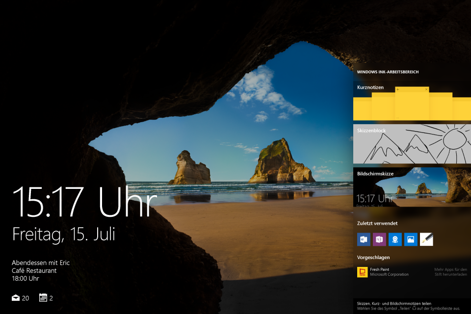Windows 10: Ink