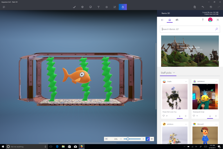 Creators Update: Remix 3D