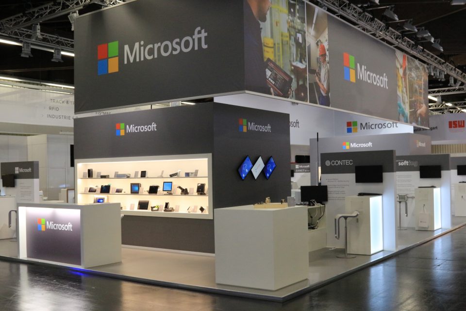 Microsoft Stand auf der SPS IPC Drives
