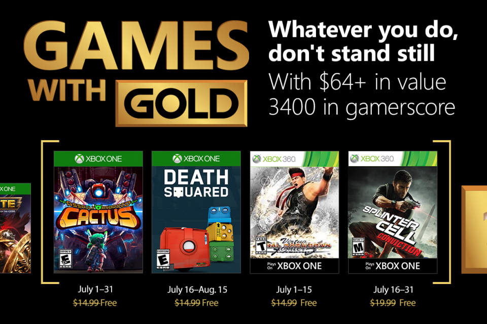 Games with Gold Juli