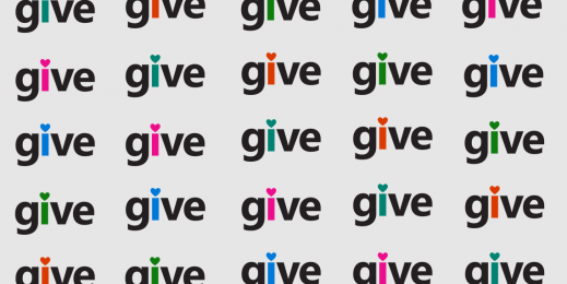 The pciture shows the logo of the Microsoft Global Giving Campaign