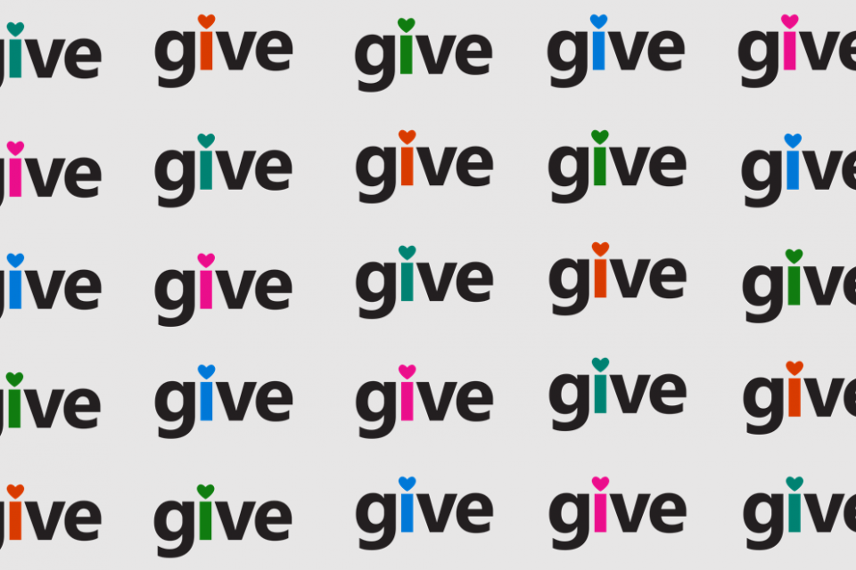 The pciture shows the logo of the Microsoft Global Giving Campaign
