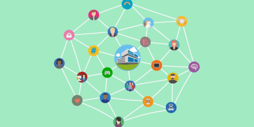 Schwabing Netzwerk Icons