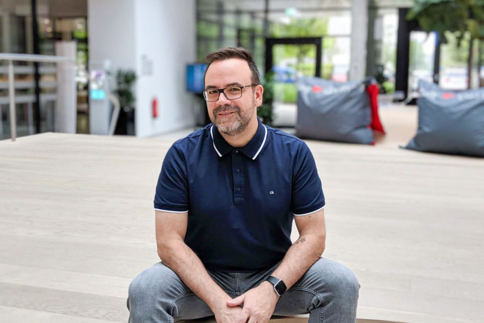 Bild von Bernd Sonderhüsken-Puchtinger im Atrium von Microsoft München