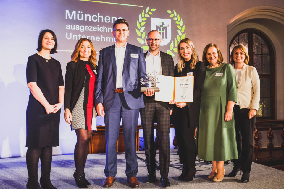 Preisverleihung Münchens ausgezeichnete Unternehmen