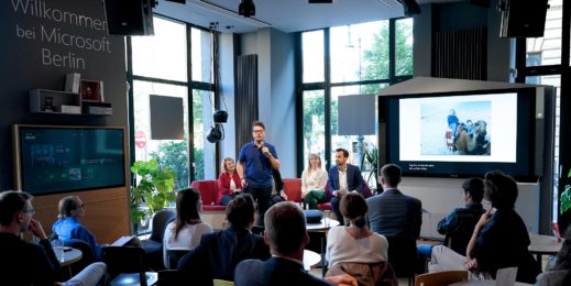 Zaid präsentiert sein Projekt