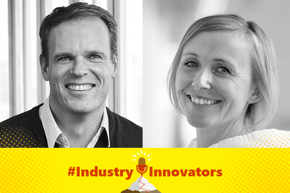 Industry Innovators Logo und Profilbilder der Podcast-Gäste