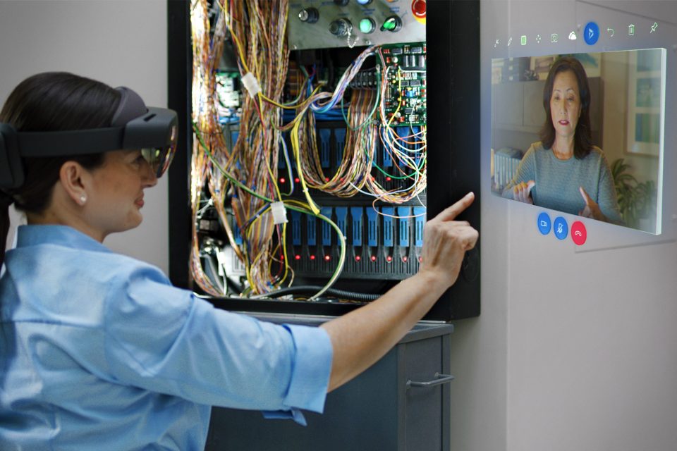 HoloLens 2 Remote Assist im Einsatz