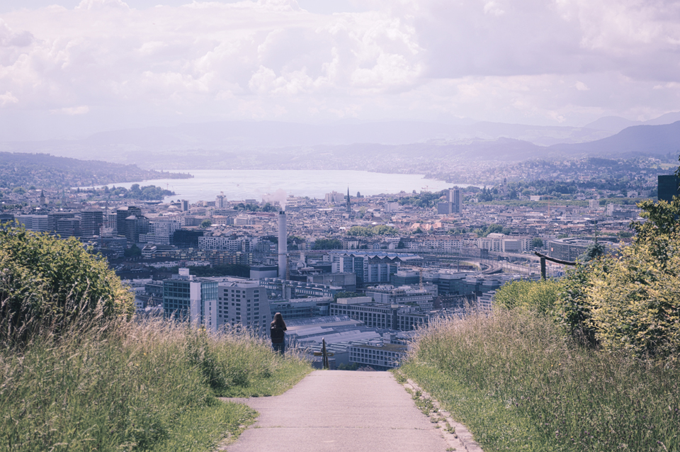 Panoramablick auf Zürich