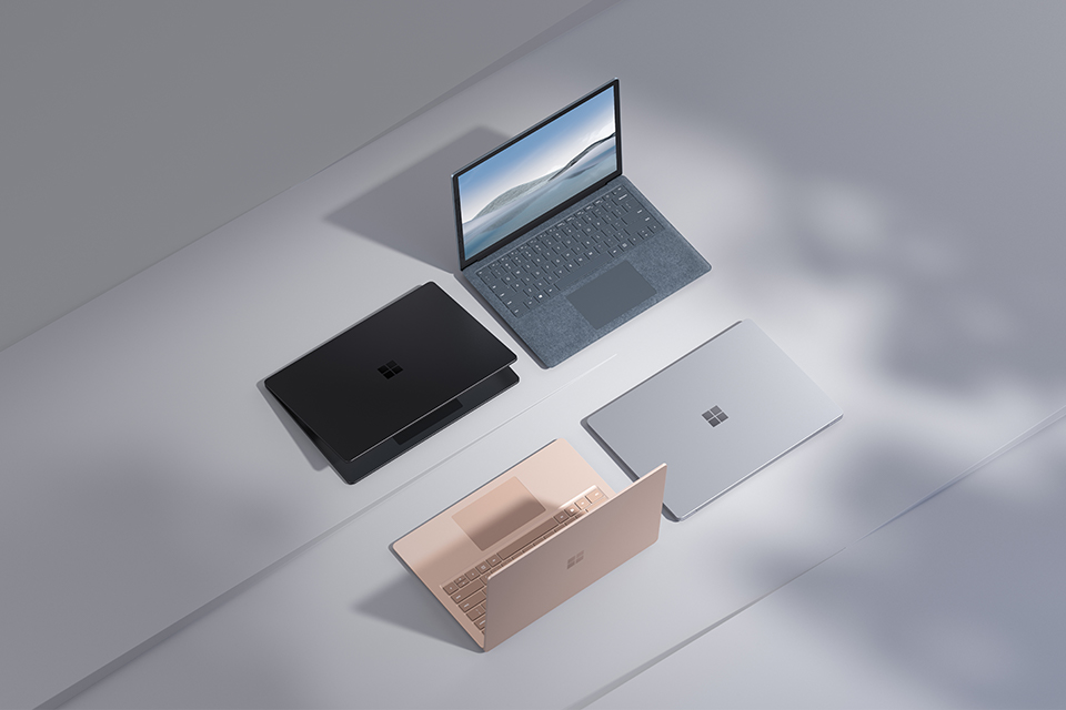 Surface Laptop 4 Farbwelt