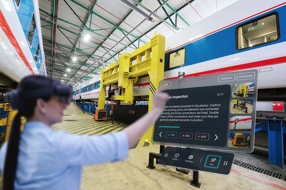 Arbeit mit der HoloLens