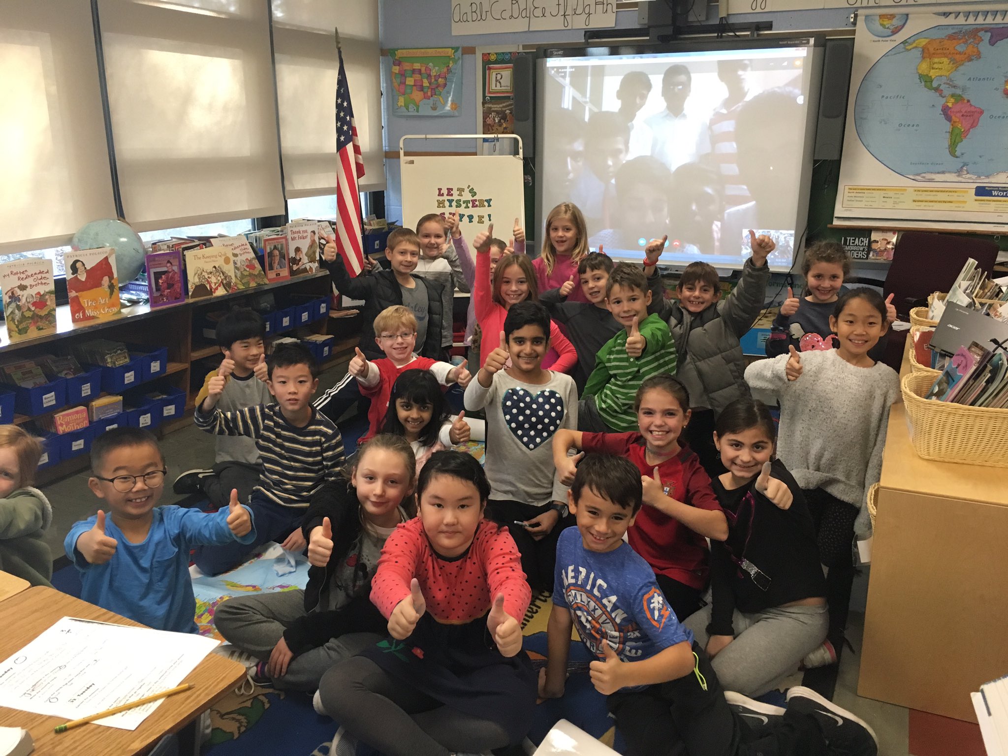 Niños reciben lecciones 'que les abren los ojos' en el aula a través de  videollamadas que cruzan millones de kilómetros - News Center Latinoamérica, image size:2048x1536