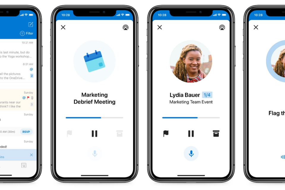 Play My Emails in Outlook for iOS