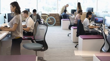 Panorámica de una oficina