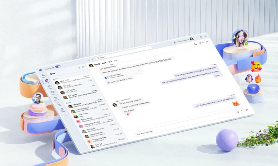 Imagen renderizada del nuevo Teams