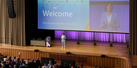 Catrin Hinkel at Microsoft Ignite Spotlight on Switzerland