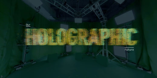 ilustração de holografia.
