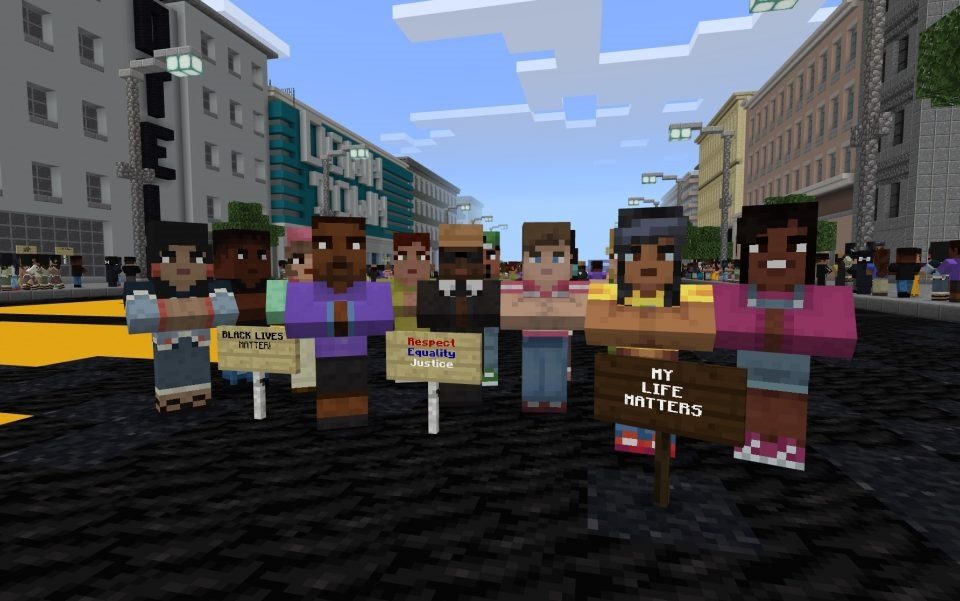 ilustração minecraft