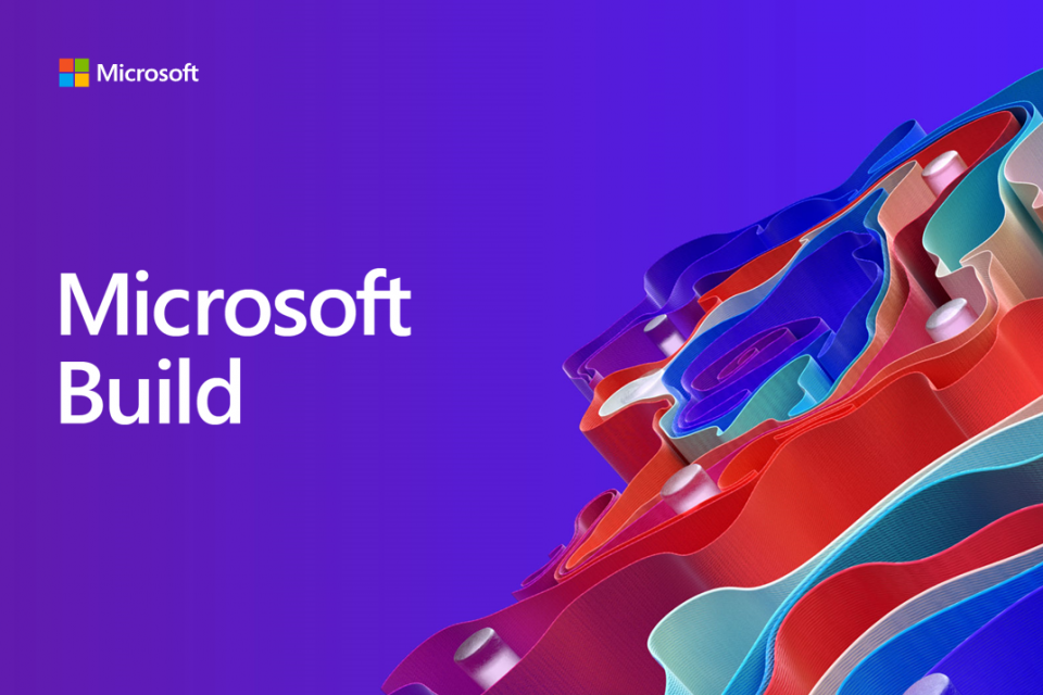 fundo roxo microsoft build