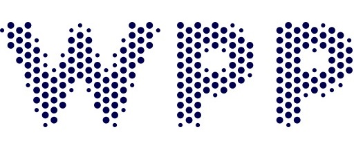 logo azul pontilhado da wpp