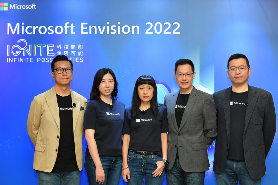 Microsoft Envision Hong Kong 2022 reveals four digital transformation trends and introduces new business solutions that will help organizations ignite infinite possibilities
