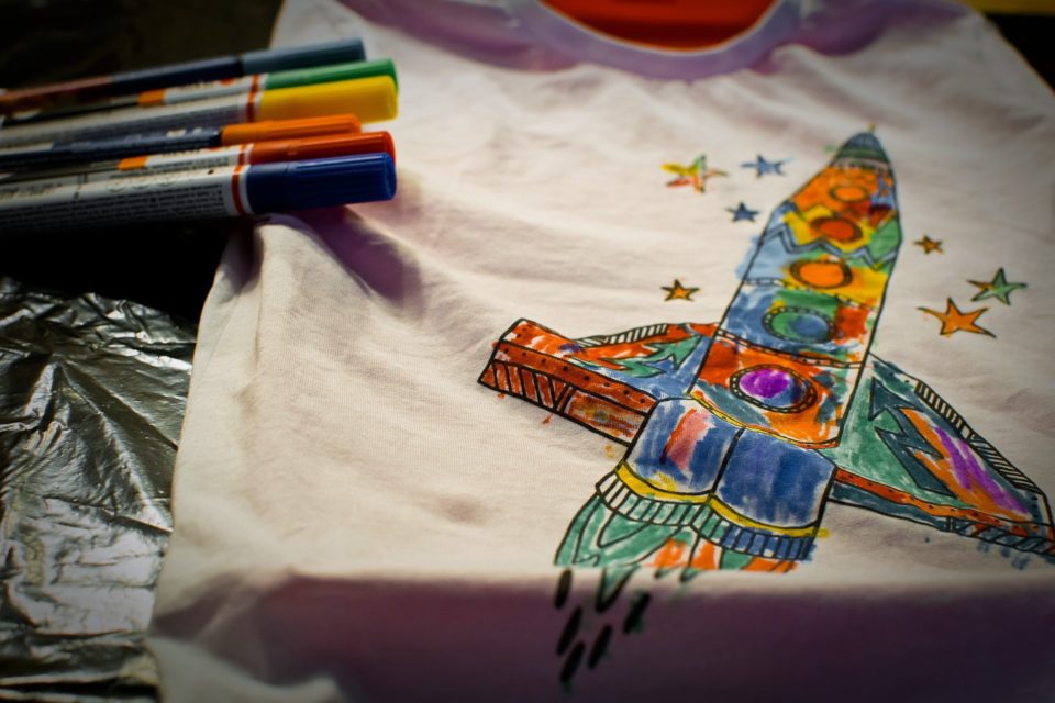 Drawing of a rocket