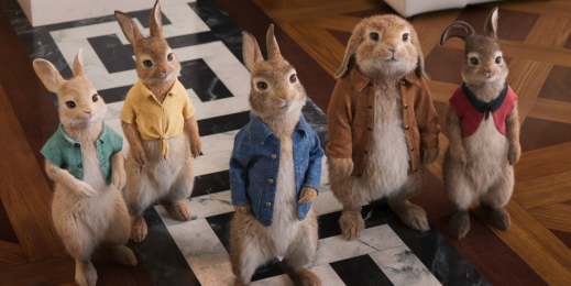 Screen shot from the movie Peter Rabbit 2