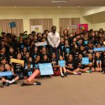 Hour of Code with children at HELP International School