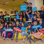 Hour of Code with children of MDeC employees at STEM Exploration Centre, Tech Mahindra