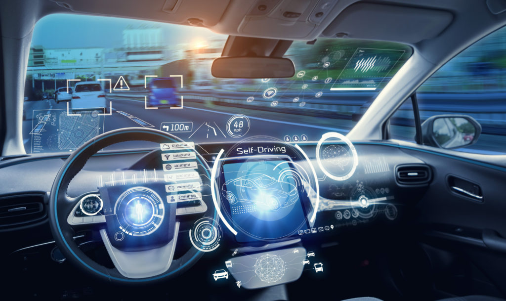 AI of a car interior