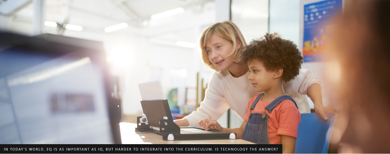 a picture of an elderly teaching a child