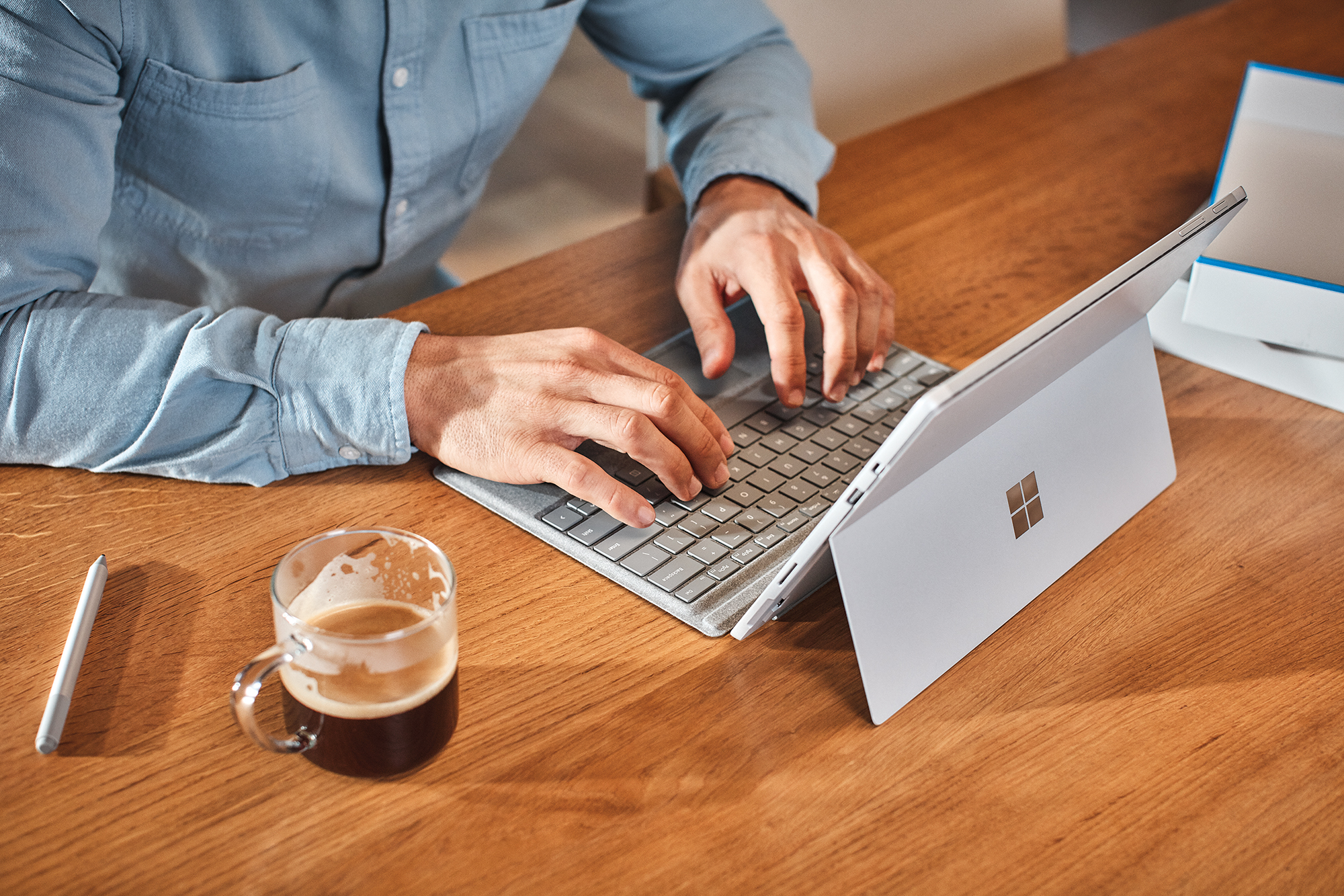 New Microsoft Surface Pro laptop.