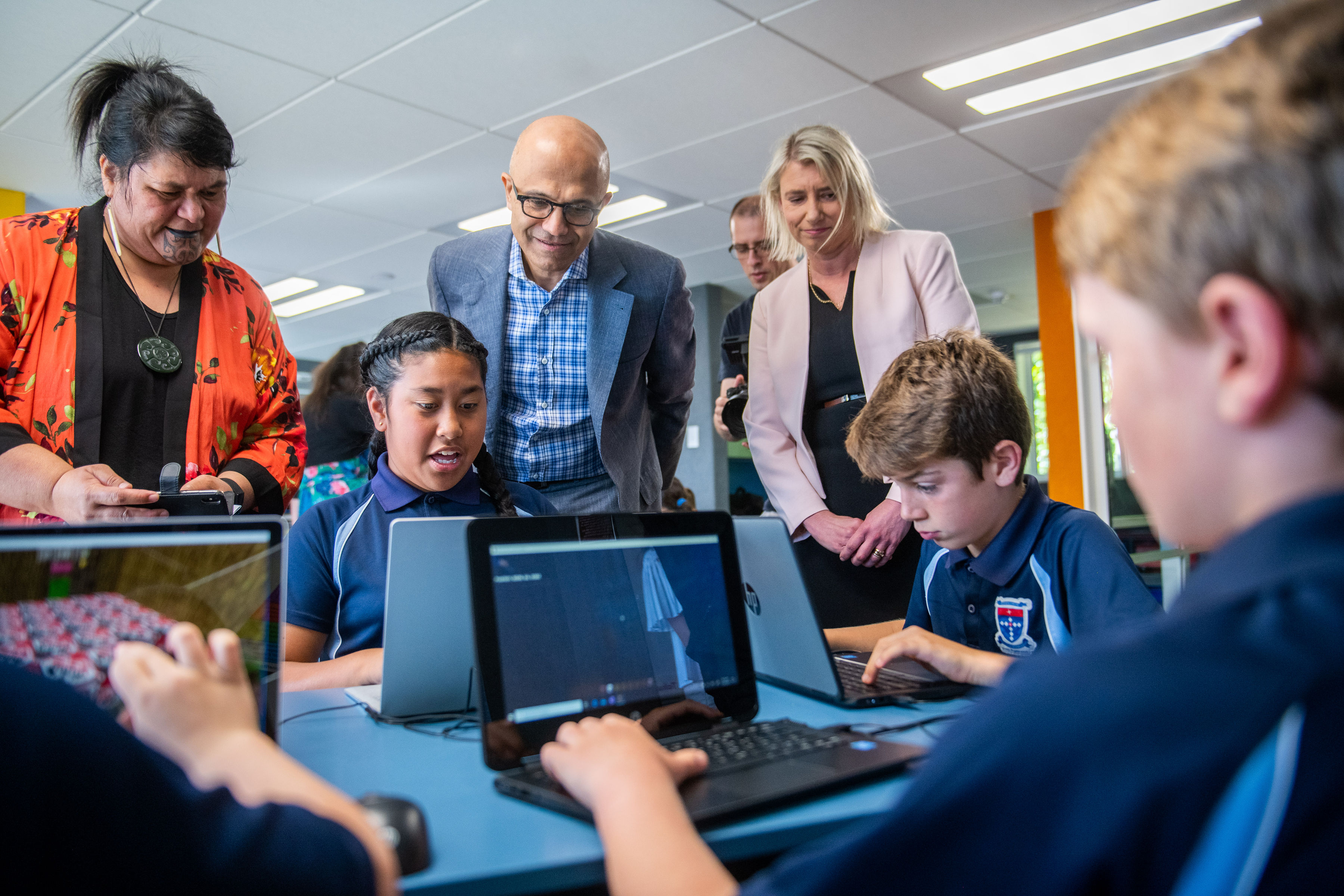 Satya Nadella School Visit