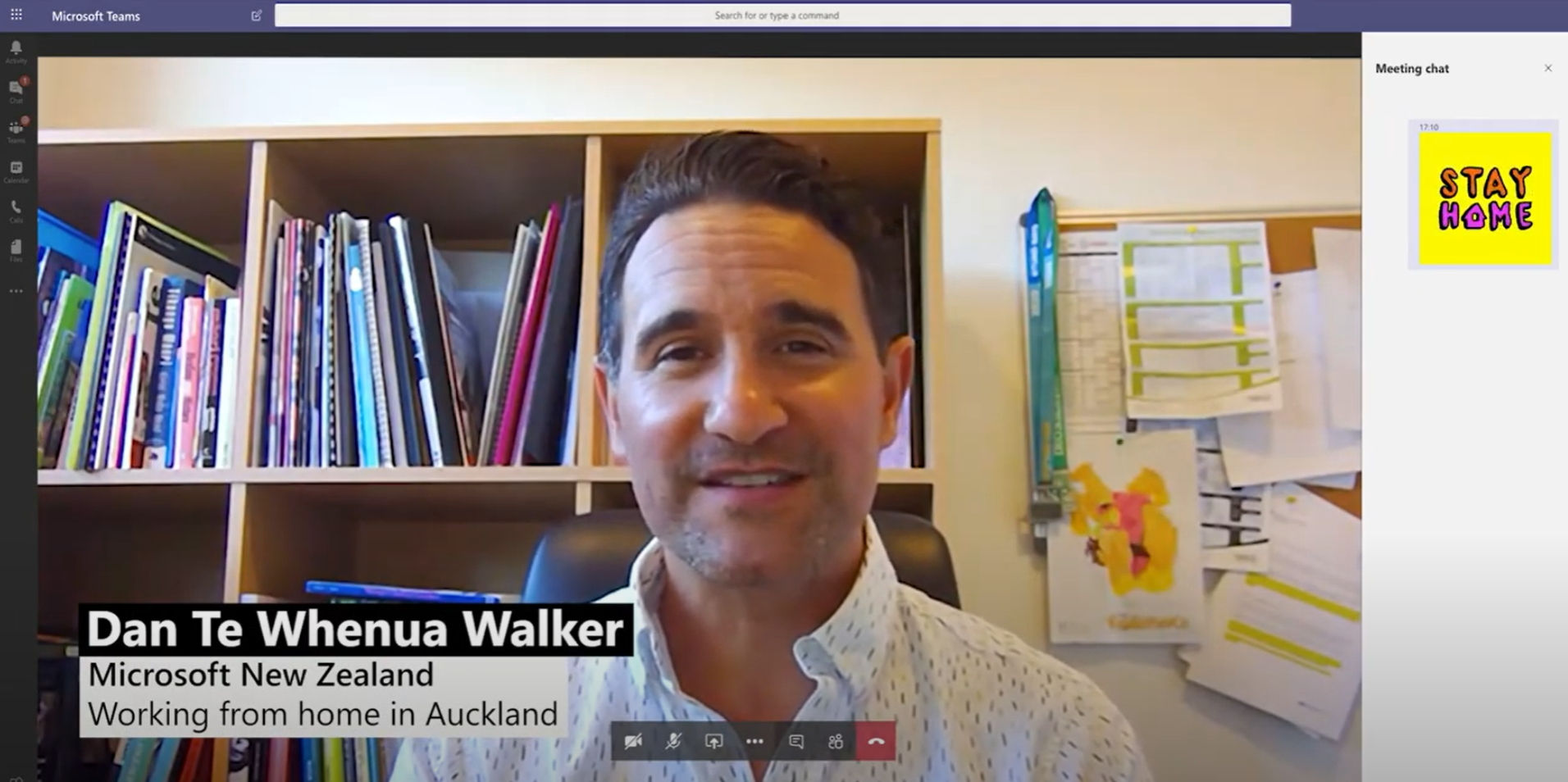 Microsoft employee on Teams