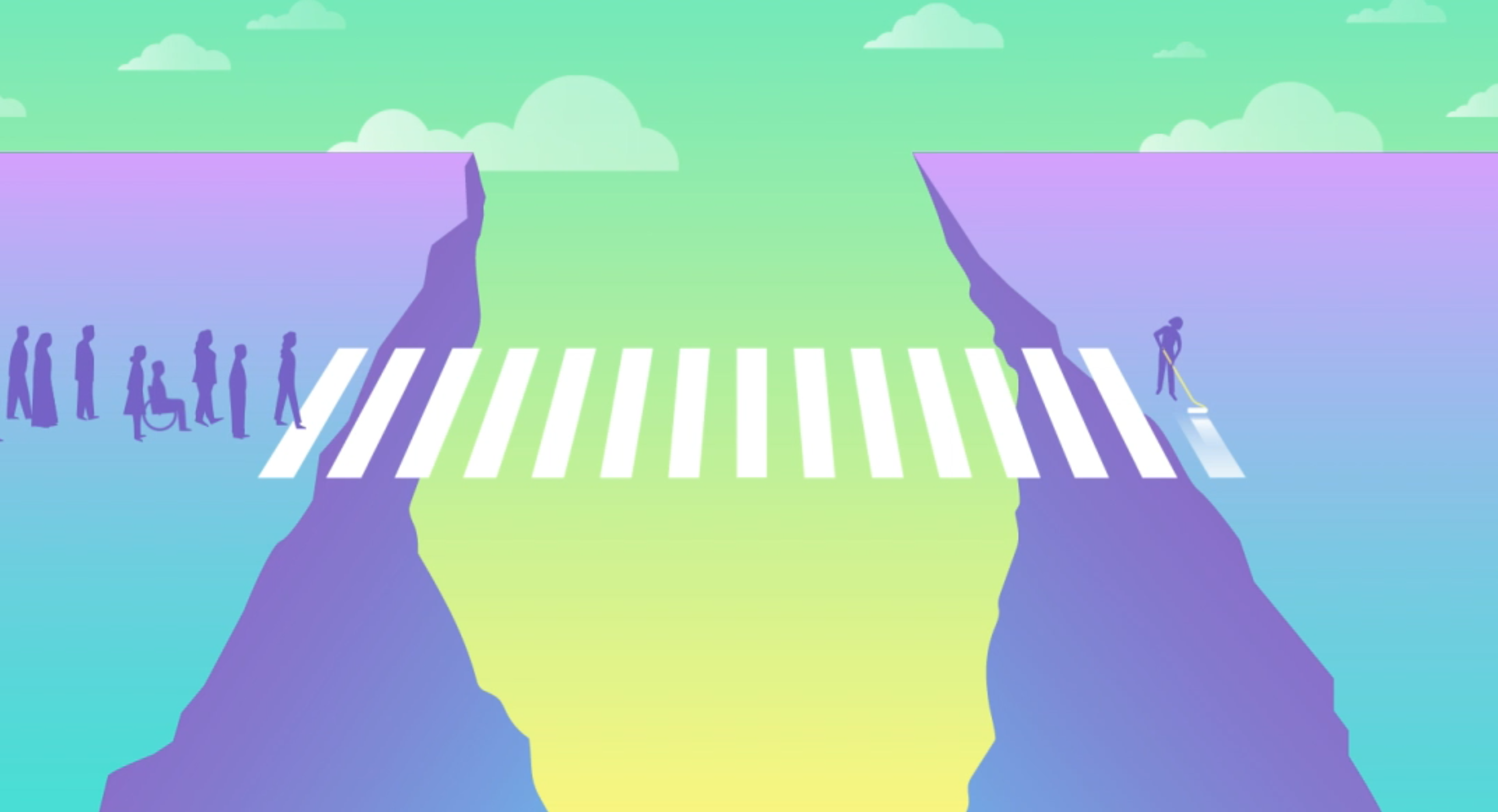 animated road bridge