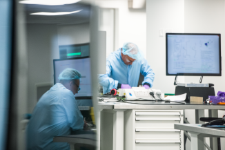 medical staff using equipment